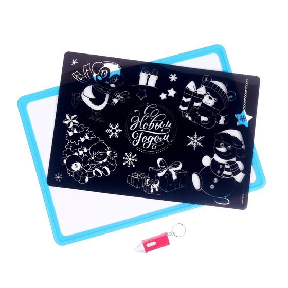 !09 Планшет для рисования 31x22 см.в пакете «Зверята» А4 МИКС