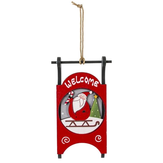 Изделие декоративное подвесное &quot;Сани&quot;, L6,5 W2,5 H14 см, 4в.