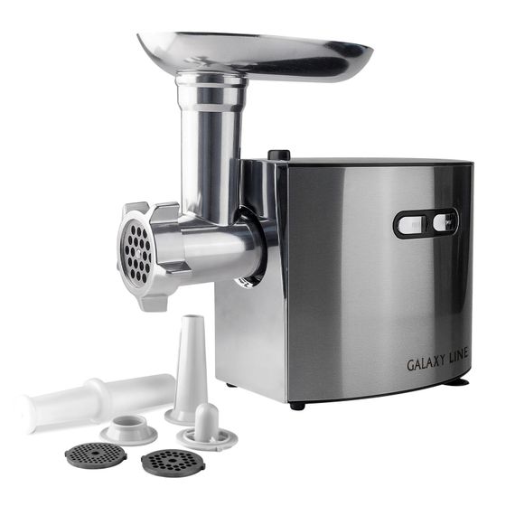 Мясорубка Galaxy LINE GL2400 1200Вт серебристый