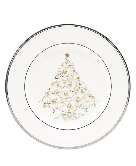 &quot;Silver Palace&quot; Holiday Salad Plates, Set of 4