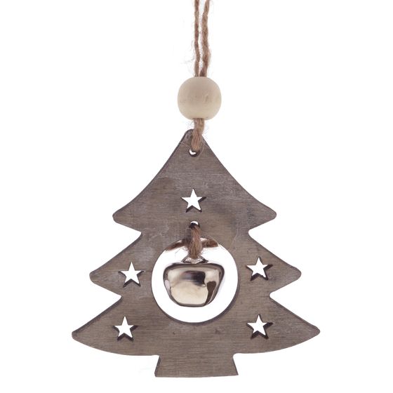 Украшение новогоднее "Елка", L8 W2 H8 см, 3в.