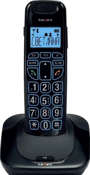 Р/Телефон Dect Texet TX-D7505A черный
