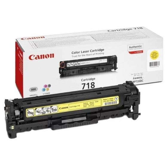 Картридж Canon 718Y 2659B002 для LBP7200/MF8330/8350 (2900k), желтый