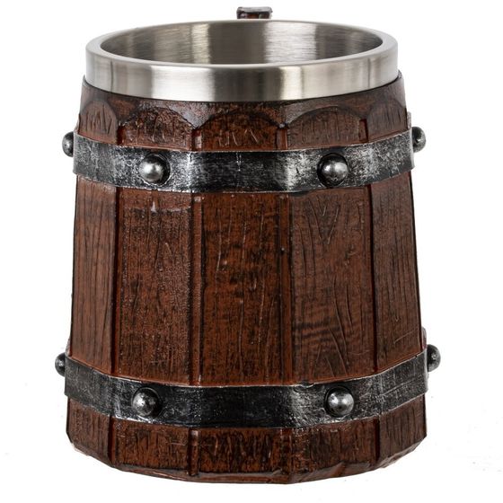 Кружка &quot;Бочка&quot;, 450 мл, L14,5 W10,5 H11,5 см