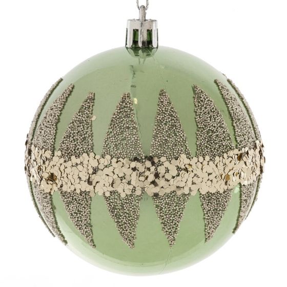 Набор из 12 шт: Украшение новогоднее &quot;Шар&quot;, L35 W27 H9 см