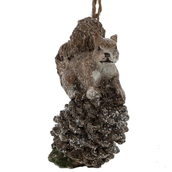 Изделие декоративное подвесное &quot;Белочка&quot;, L7 W6 H9,5 см, 2в.