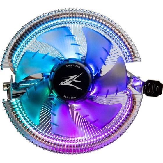 Кулер Zalman CNPS7600 RGB Soc-AM5/AM4/1151/1200/2066/1700, 4-pin, 16-27dB, Al+Cu, 95W