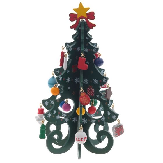 Фигурка декоративная "Ёлка", L14 W1,5 H18,5 см, 3в.