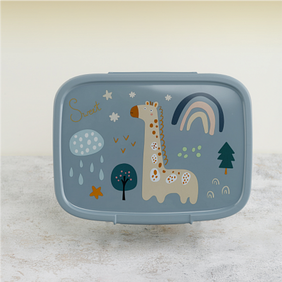 Контейнер пищевой SNAP BOX серый 1.8л прямоугольный