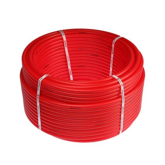 Труба из полиэтилена VALFEX, PE-RT, d=16х2 мм, бухта 100 м, для теплого пола, красная