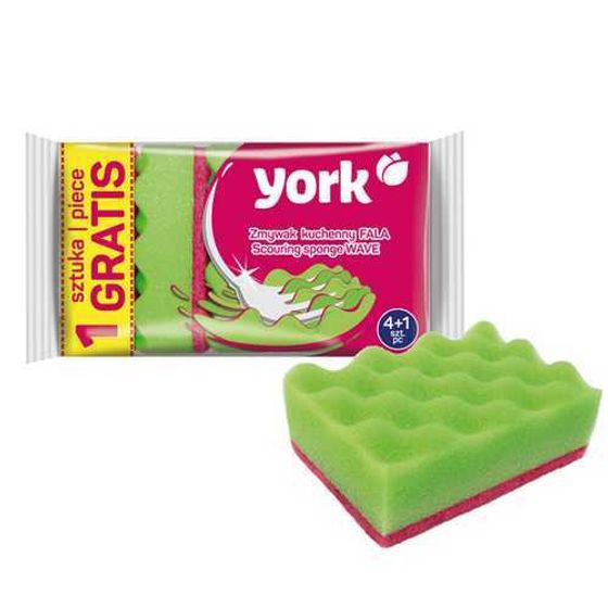 Губки &#39;&#39;YORK&#39;&#39; 5 шт. ВОЛНА