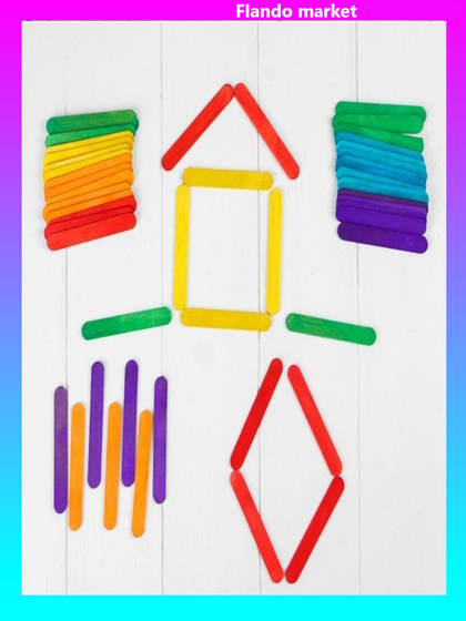 !Счётные палочки, набор 50 шт.