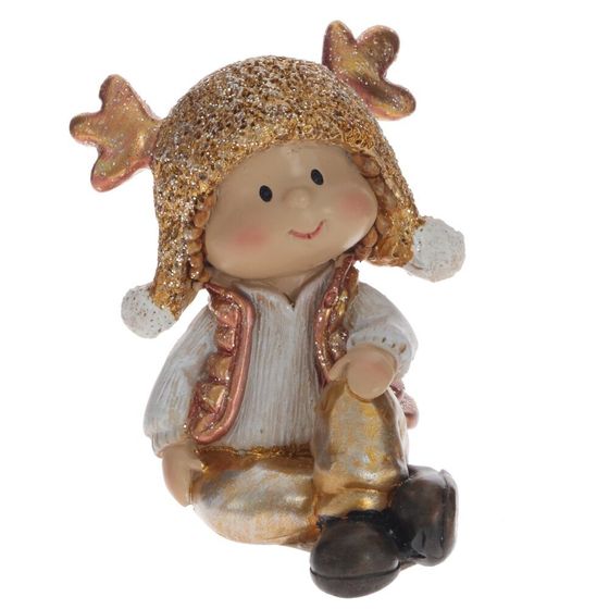 Фигурка декоративная &quot;Мальчик/Девочка&quot;, L5,5 W6 H6,5 см, 2в.
