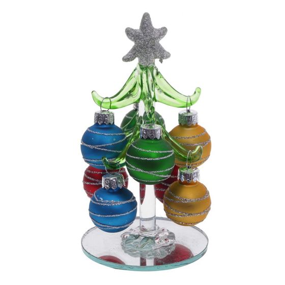 Изделие декоративное "Ёлочка", L9 W9 H13 см, 4в.