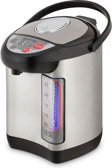 Термопот Vitek VT-1187 3.3л 750Вт серебристый/черный
