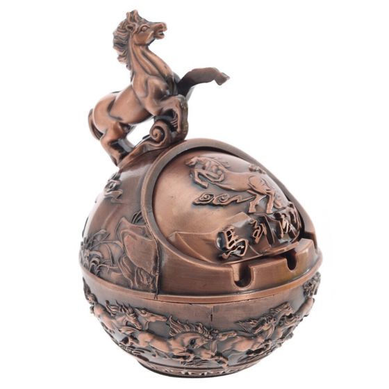 Пепельница &quot;Лошадь&quot;, L10,5 W12 H15,5 см, 2в.