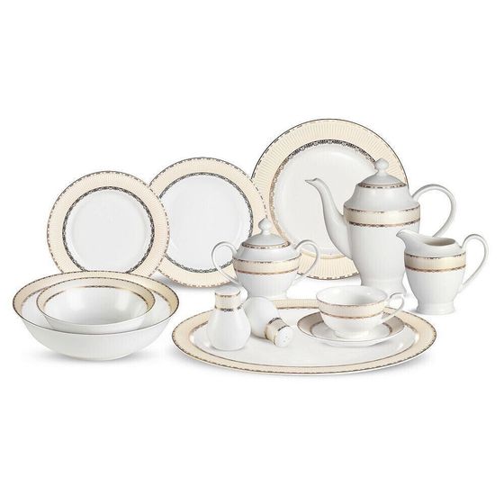 Margaret 57-PC Dinnerware Set, Service for 8