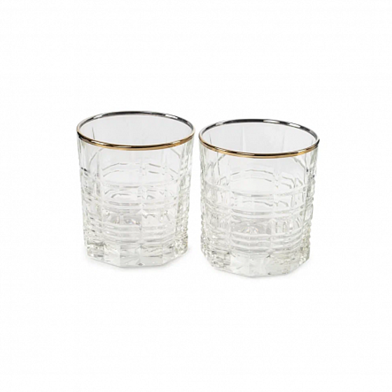 Стакан низкий ДАЛЛАС ГОЛД 2шт 300мл