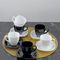 Чайный набор КАРИН 220мл черно-белый