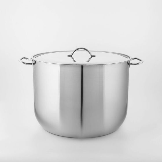Кастрюля Amet «Профи», 50 л, d=45 см. цельнотянутая, нержавеющая сталь