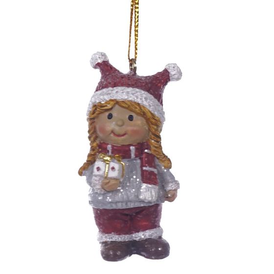 Фигурка декоративная подвесная &quot;Дети&quot;,  L3 W2,5 H6,5 см, 2в.