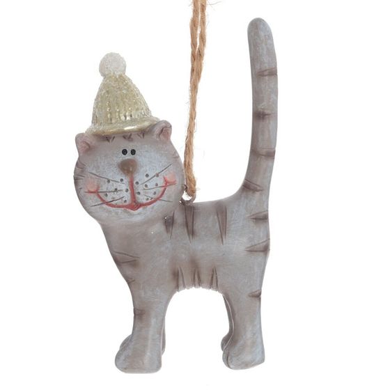 Изделие декоративное подвесное &quot;Котёнок&quot;, L6,5 W3 H10 см, 2в.