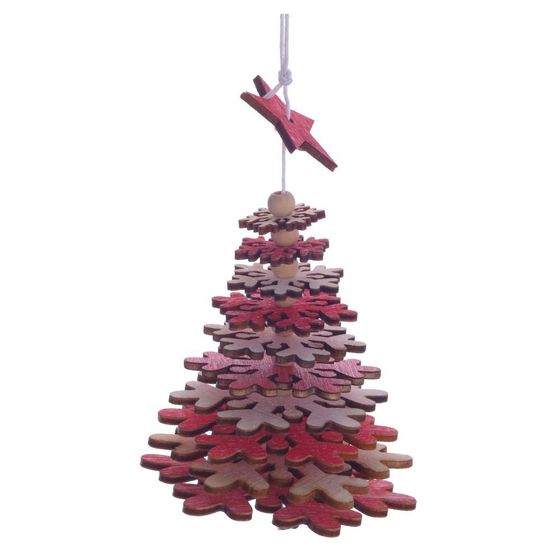 Украшение новогоднее &quot;Елка&quot;, L8 W8 H14 см, 4в.