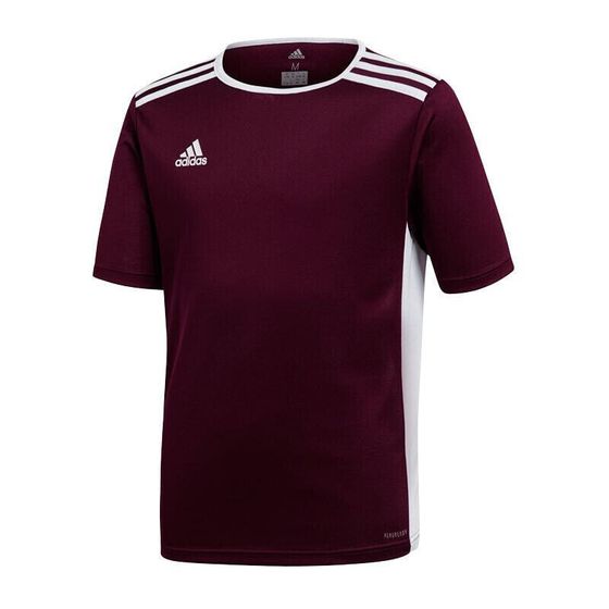 Мужская спортивная футболка красная с логотипом adidas Entrada 18 Jr CE9564