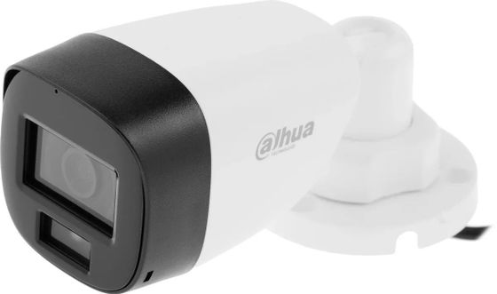 Камера аналоговая Dahua DH-HAC-HFW1200CLP-IL-A-0280B-S6 2.8-2.8мм HD-CVI HD-TVI цв. корп.:белый (DH-HAC-HFW1200CLP-IL-A-0280B)