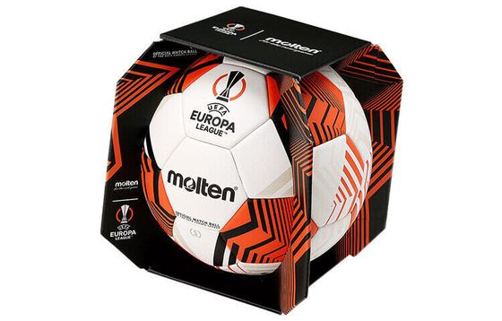 Molten Size 5 Soccer PU Seamless Thermal-bonding Unisex White Orange