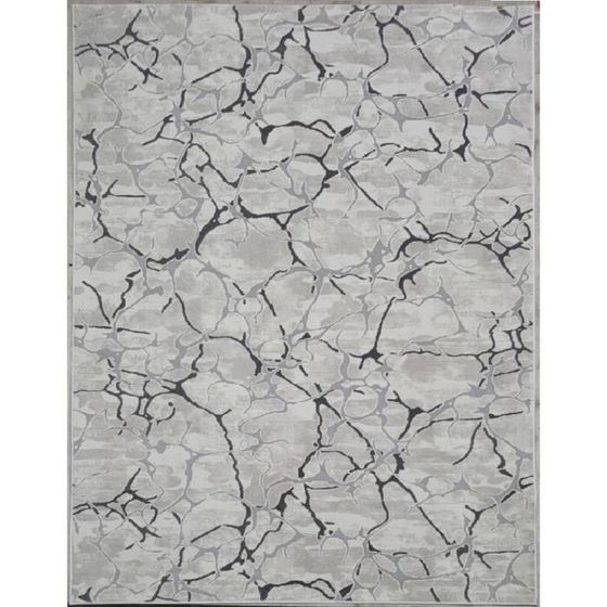 Ковёр прямоугольный RIMMA LUX, размер 160x400 см, дизайн cream/grey