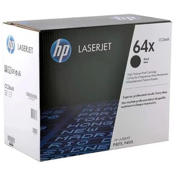 Тонер Картридж HP 64X CC364X черный для HP LJ 4015/4515 (24000стр.)