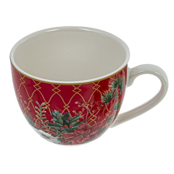 Чашка с блюдцем &quot;Рождественский Вальс&quot;, 100 мл, L12,5 W12,5 H6 см
