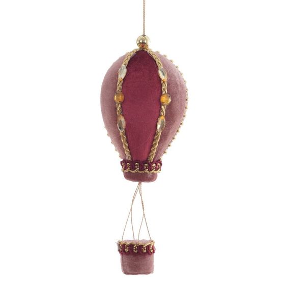 Украшение новогоднее  &quot;Воздушный шар&quot; , L7 W7 H19 см, 2в.