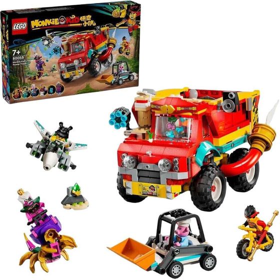 LEGO Monkie Kid&#39;s Team Power Truck строительные блоки 80055