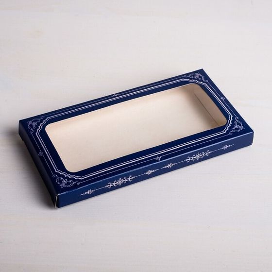 !Коробка для шоколада 3 штуки Best wishes, с окном, 17,3 × 8,8 × 1,5 см