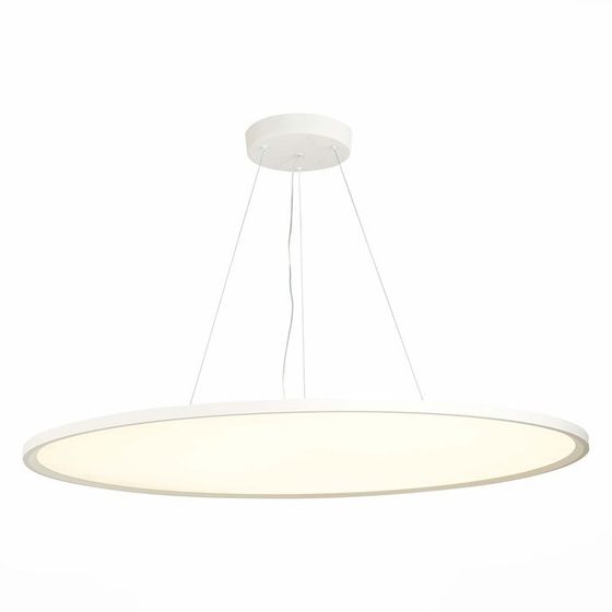 Светильник подвесной St Luce. ST602.543.120. 1х120 Вт, LED, 4000K, 10800 Lm, 120х120х3,5 см, цвет белый