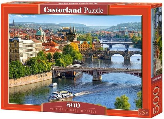 Castorland Puzzle 500 View of Bridges in Prague