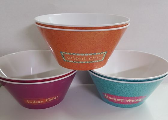 !09 Набор салатников 6 штук - Салатник пластик, 16 см., цвет пурпурный