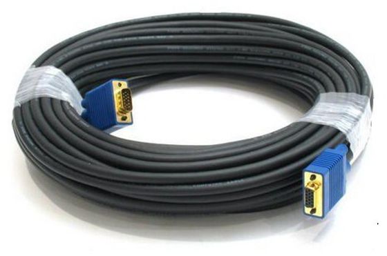 Кабель VGA(m) - VGA(m) 20м белый