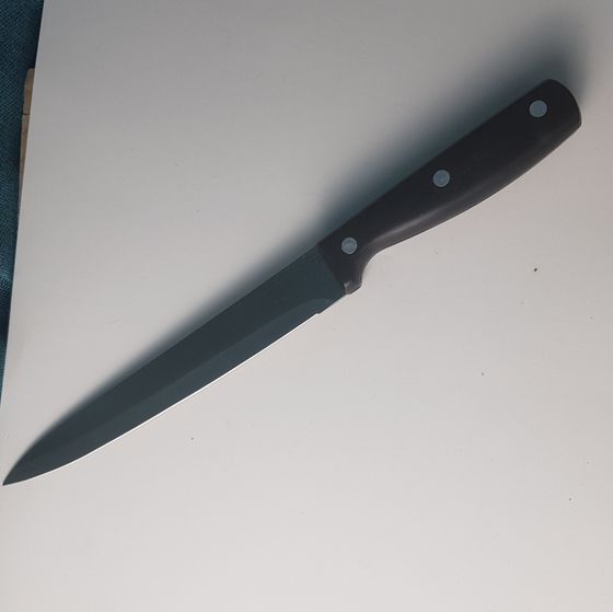 !09 НАБОР НОЖЕЙ 3 ШТУКИ - Сантоку нож 17 см.+Нож для хлеба 20 см.+Нож для нарезки 20 см.