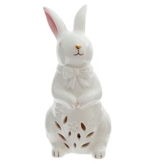 Фигурка декоративная &quot;Заяц&quot; (подсветка, 3xLR44 н/п), L7,, L7 W8 H15 см