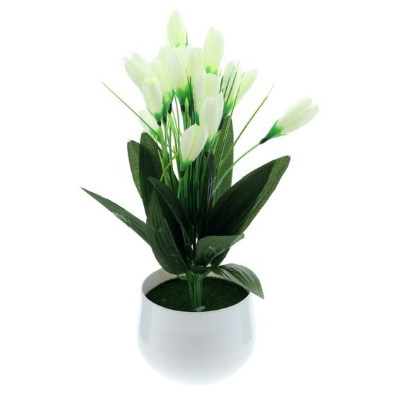 Цветочная композиция "Крокусы", L18 W12 H28 см