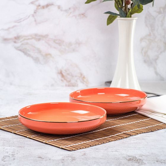 Тарелка суповая CORAL GOLD 19см