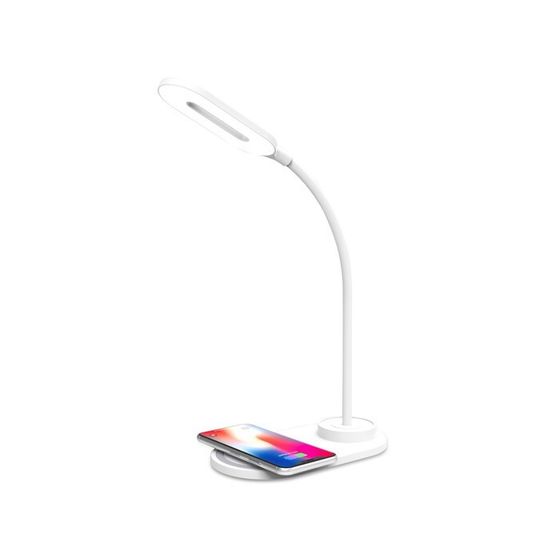 Светодиодная настольная лампа с беспроводной зарядкой Ambrella light, Desk, DE588, LED, 3 Вт, 150Lum, 3000-6400К, цвет белый