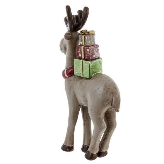Фигурка декоративная &quot;Олень&quot;, L9,5 W3,5 H16 см, 2в.