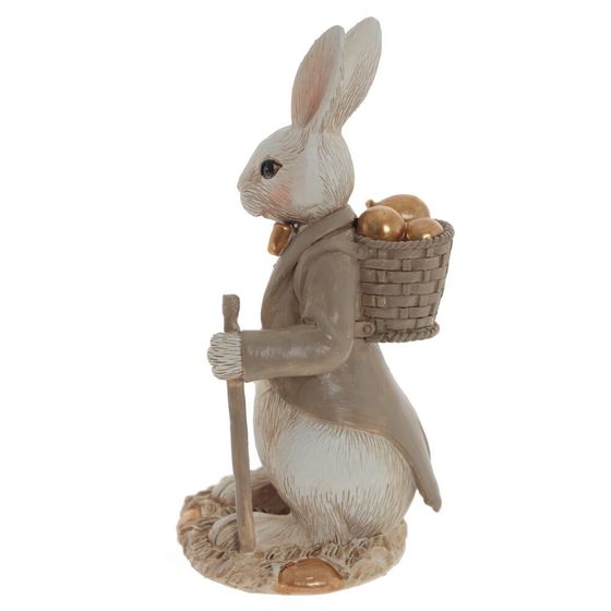 Фигурка декоративная &quot;Заяц с цыпленком&quot;, L11 W7 H15 см