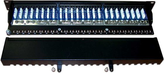 Патч-панель Lanmaster TWT-PP24STP/6 19&quot; 1U 24xRJ45 кат.6 FTP