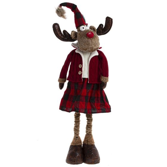 Игрушка набивная &quot;Олень&quot;, L21 W14 H74/46 см