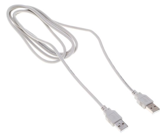 Кабель Buro USB 2.0 A(m) - A(m) 1.8м серый (BHP RET USB_AM18)